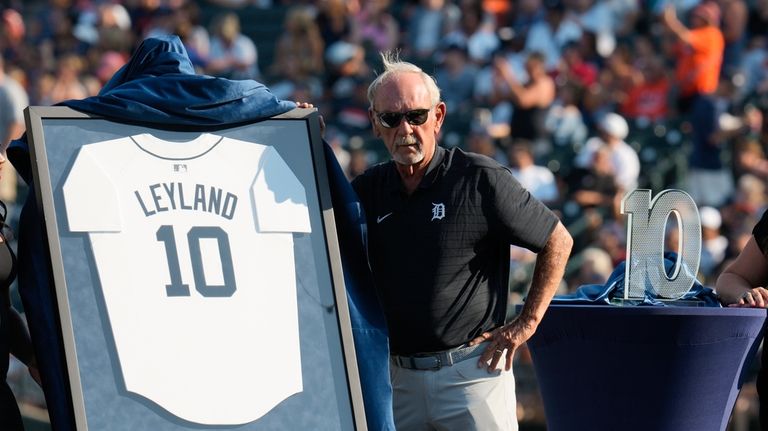 Former Detroit Tigers Hall of Fame manager Jim Leyland is...