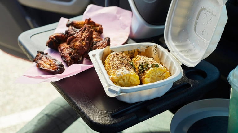 Eating in the car: Testing dip clips, French fry holders and more - Newsday