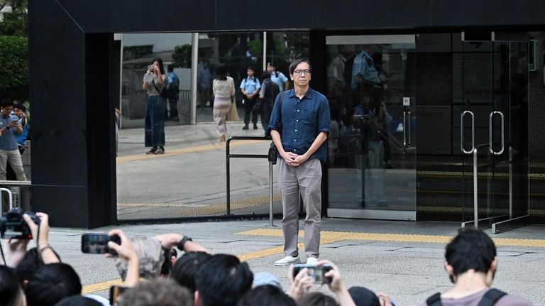 Chung Pui-kuen, the former chief editor of Hong Kong's now-shuttered...