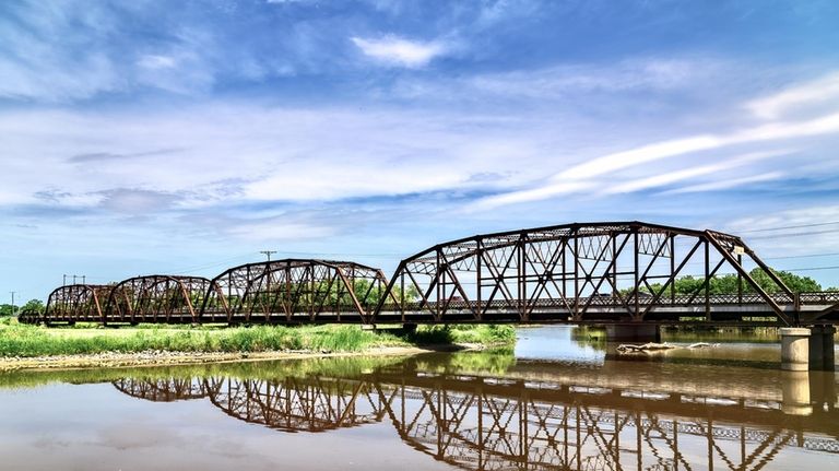 A historic Route 66 bridge in Oklahoma City. 