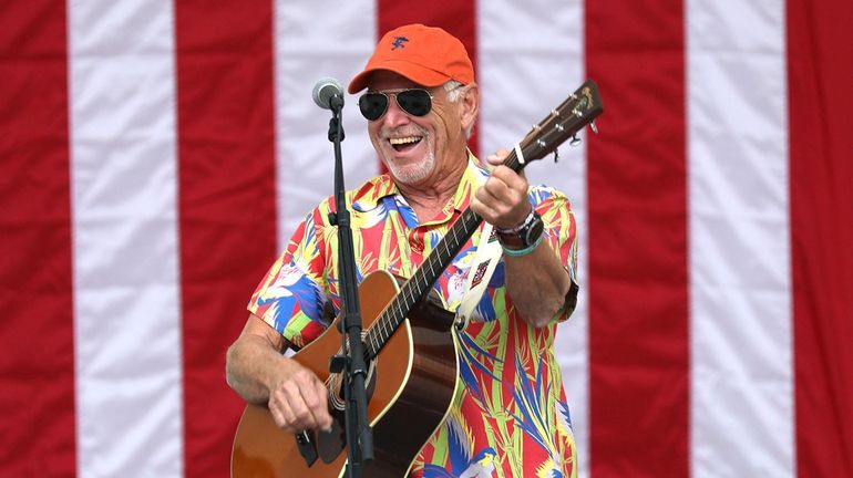 Jimmy Buffett performs in West Palm Beach, Fla., in 2018....