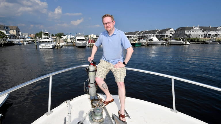 Capt. Tom McCarthy, 32, owner of the six-passenger dive boat...