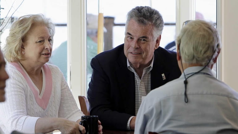 Rep. Peter King, R-N.Y., and his wife Rosemary talks New...