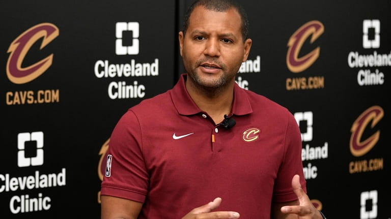 Koby Altman, president of basketball operations for the Cleveland Cavaliers,...