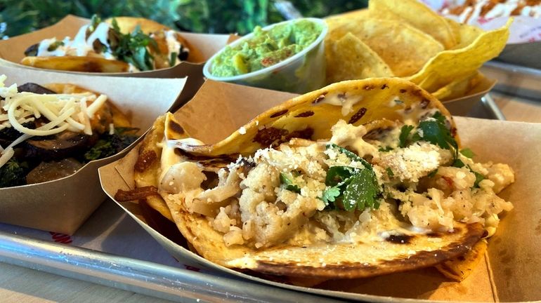 An assortment of tacos from Tony's Tacos in Franklin Square.