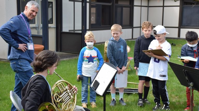 In Port Jefferson, Edna Louise Spear Elementary School hosted a...