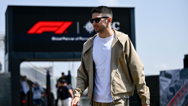 French Formula One driver Esteban Ocon of Alpine F1 Team...