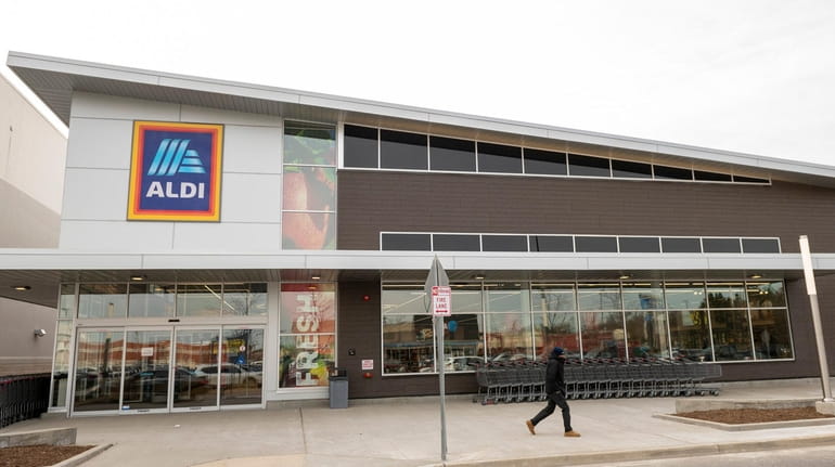 The Aldi at Green Acres Mall in Valley Stream, seen...