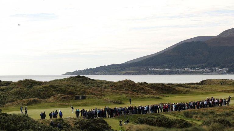 Northern Ireland's Rory McIlroy putting during day two of the...