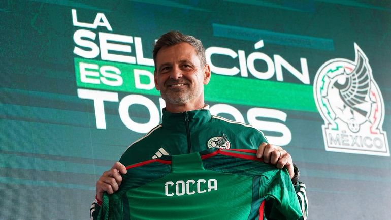 Diego Cocca is presented as Mexico's national soccer team new...