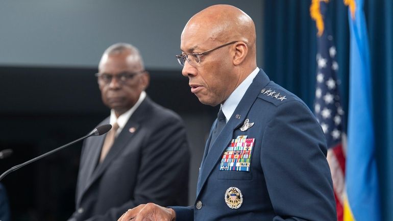 Chairman of the Joint Chiefs of Staff Gen. CQ Brown...