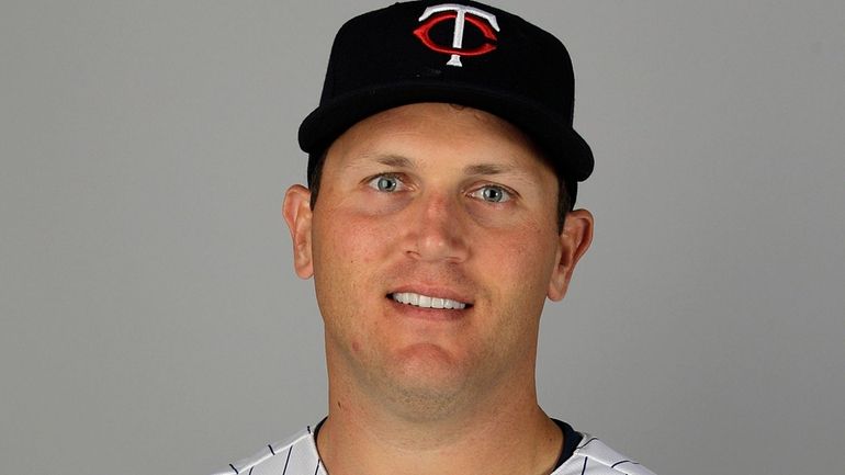 Sean Burroughs of the Minnesota Twins baseball team is shown...