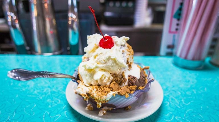 Krisch's classic toasted almond and coconut ice cream. 