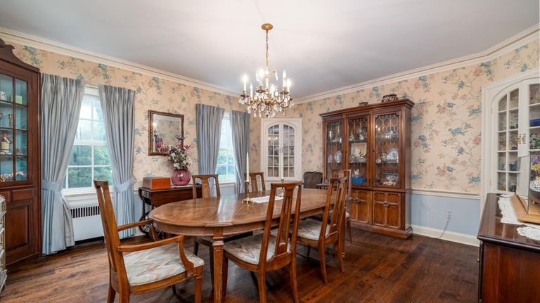 The formal dining room.