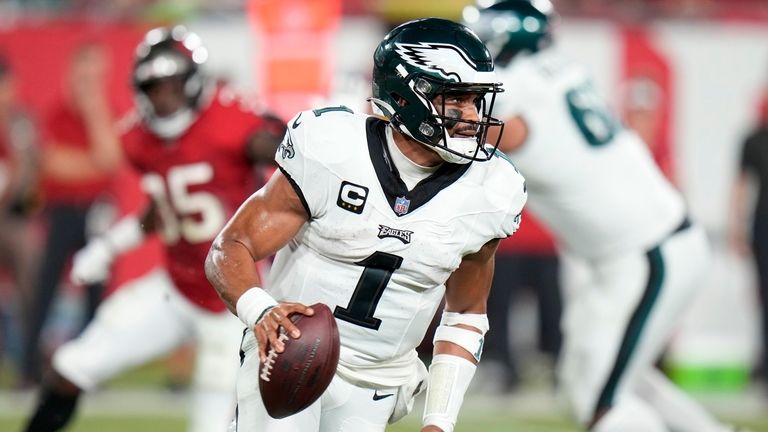 Eagles hope to get receivers going, remain unbeaten when they host division  rival Commanders