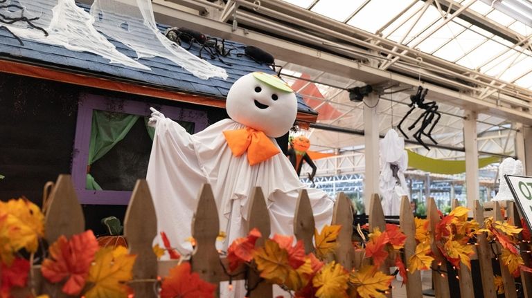 Otto the Ghost at the Hicks Nurseries in Westbury. 