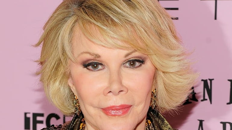 Joan Rivers attends the premiere of "Joan Rivers: A Piece...