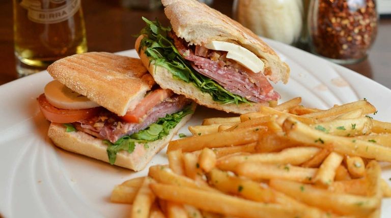 A muffaletta panino at Spuntino in St. James.