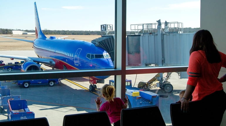 Southwest is one of three carriers operating out of Long Island...