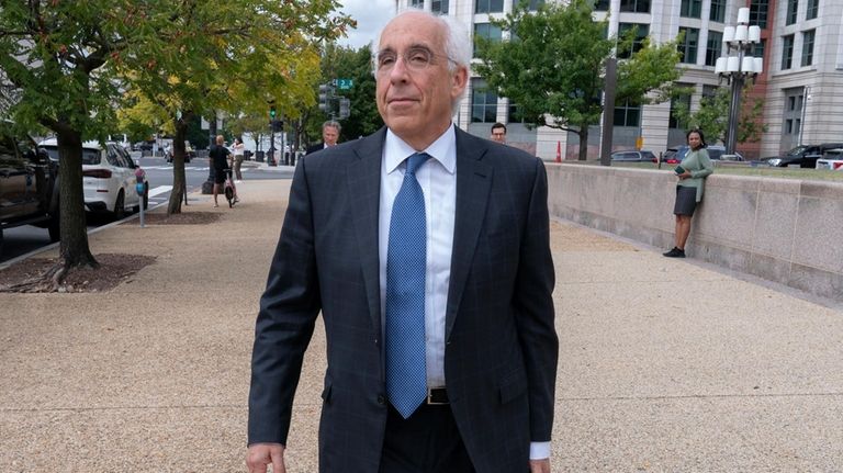 TikTok Attorney Andrew Pincus leaves the federal courthouse in Washington,...