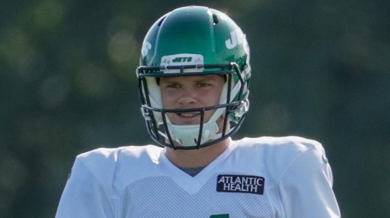 Sam Darnold feeling hip about new arm strength - Newsday