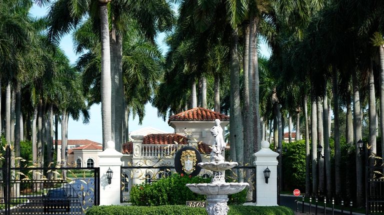 The Trump International Golf Club is shown after the apparent...