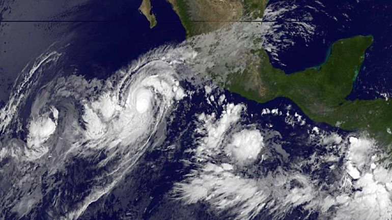 This October 9, 2011 handout image courtesy of NOAA's GOES...