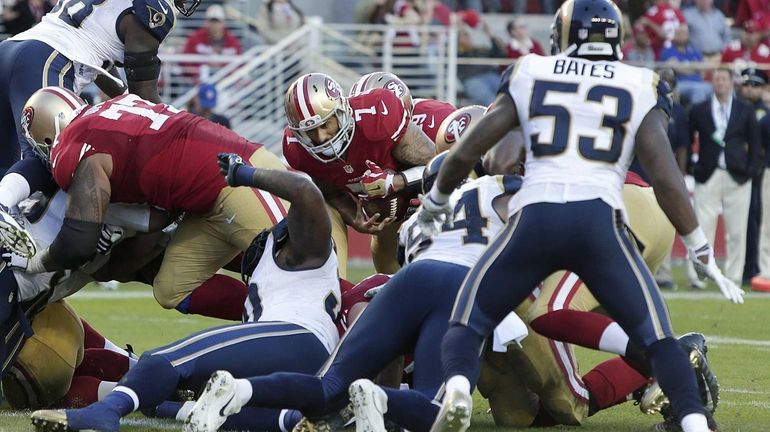 49ers-Rams final score: Colin Kaepernick, defense lead the way in big road  win - Niners Nation