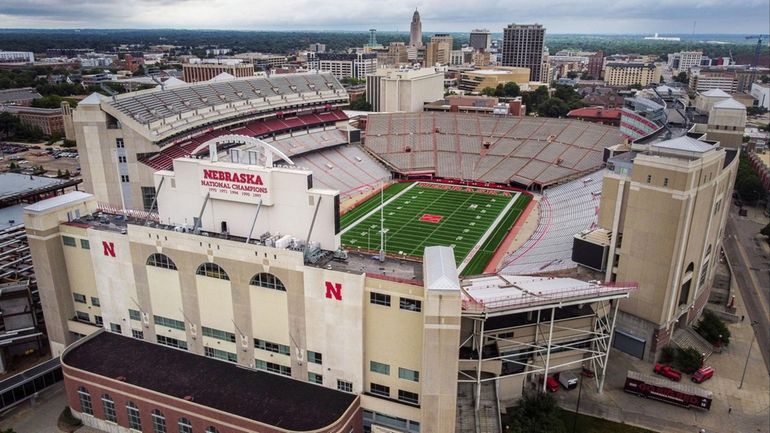 FILE _ Memorial Stadium in Lincoln, Neb., where the Nebraska...