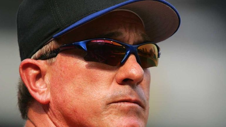 Manager Gary Carter of the U.S.A. Team looks on during...