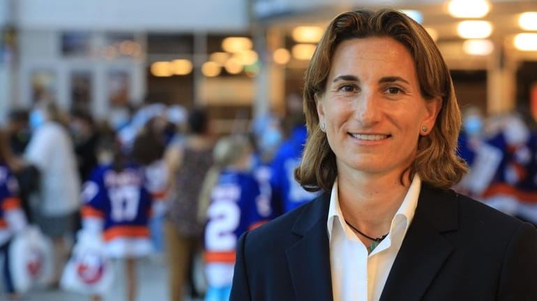 Alexis Moed, president/founder of the Girls Elite Hockey Program and Connecticut...