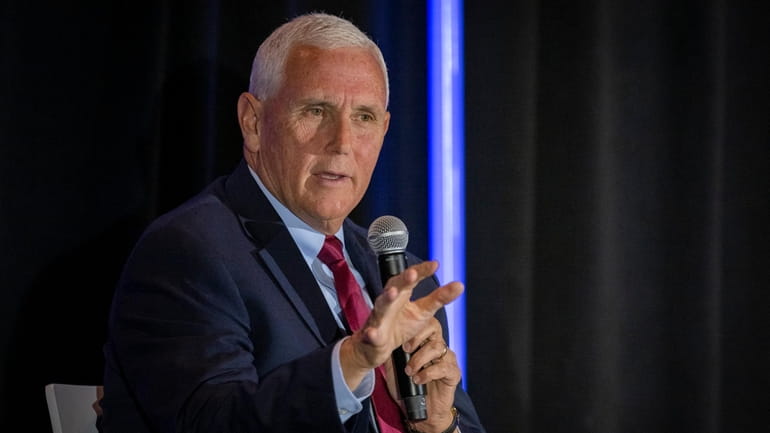Former Vice President Mike Pence Mike Pence speaks at a...