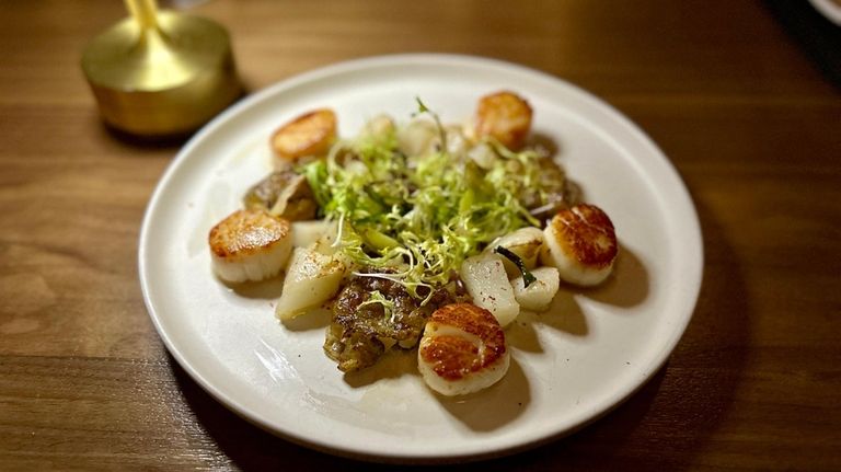 Scallops at Sweet Jane in Bay Shore.