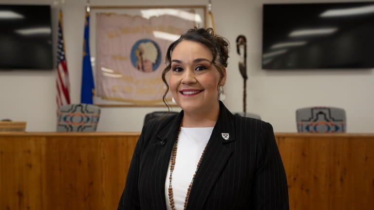 Andrea Martinez, chairwoman of the Walker River Paiute Tribe reservation...