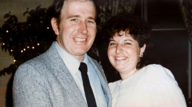 Nassau District Attorney-Elect Anne Donnelly, right, with her father, Patrick...