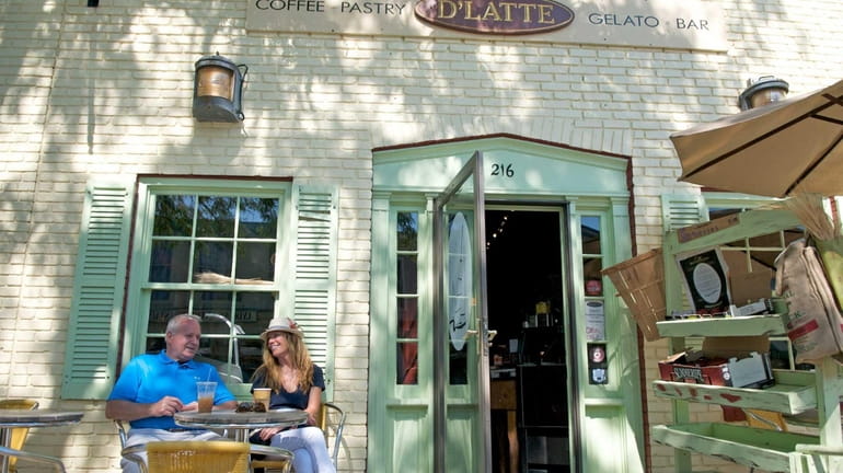 D'latte Cafe is in Greenport village and offers gelato, muffins...