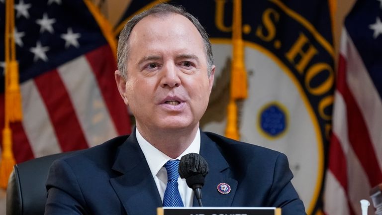 Rep. Adam Schiff, D-Calif., during a hearing at the Capitol...