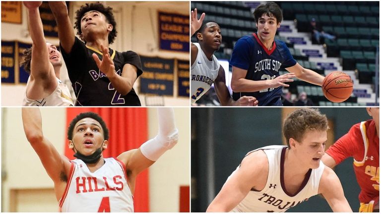 Clockwise, from top left: Kazmin Pensa-Johnson of Hampton Bays, Robert...