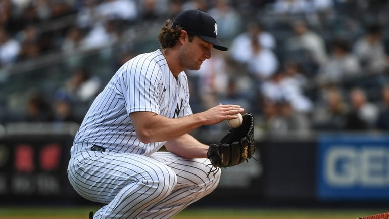 Gerrit Cole takes the mound at Yankee Stadium