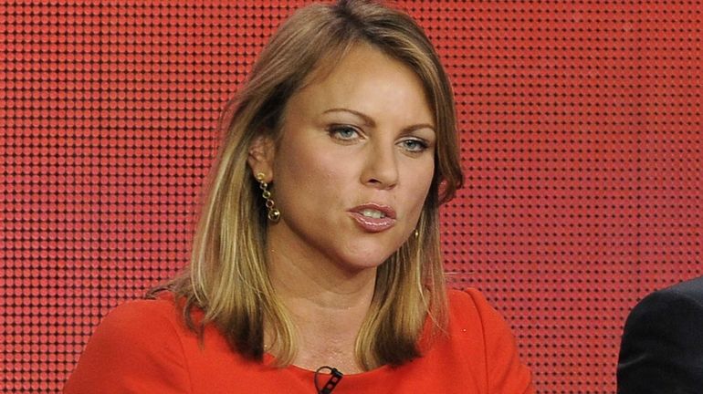 "60 Minutes" reporter Lara Logan takes part in a panel...