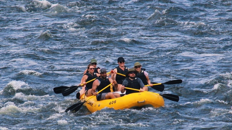 Silver Canoe & Whitewater Rafting located in Port Jervis, offers excursions...