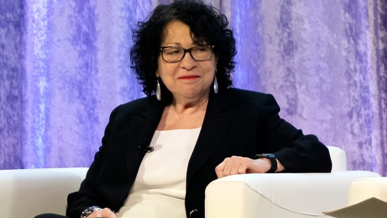 Supreme Court Justice Sonia Sotomayor attends a panel discussion, Feb....
