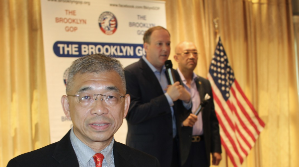  Republican Lester Chang, who won an election for a Brooklyn...