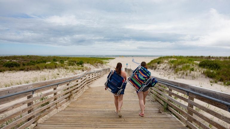 Nickerson Beach in Lido Beach draws locals and visitors alike.