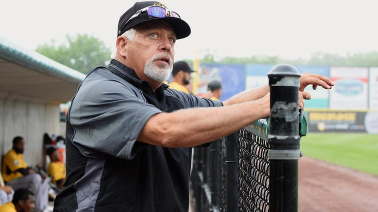 Wally Backman, then the manager of the New Britain Bees,...