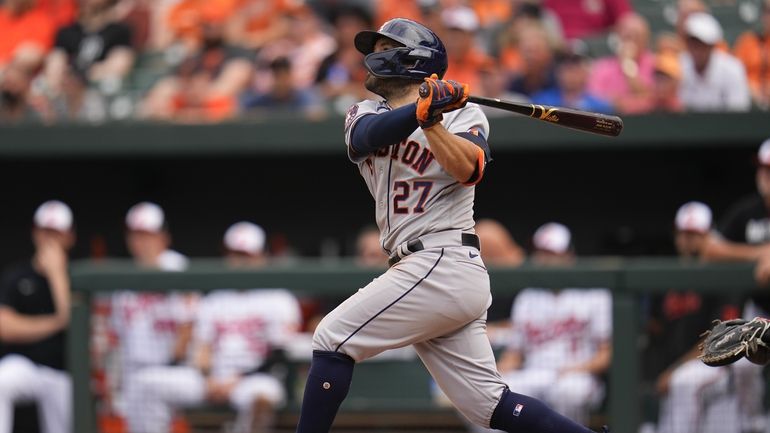 Houston Astros - Jose Altuve exited tonight's game with