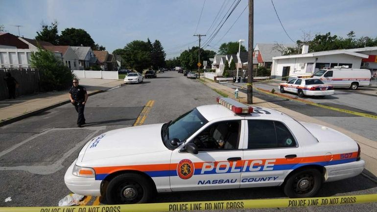 A file photo of a Nassau police car at a...