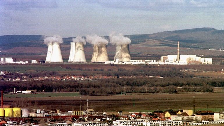 The nuclear power plant of Jaslovske Bohunice is pictured, in...