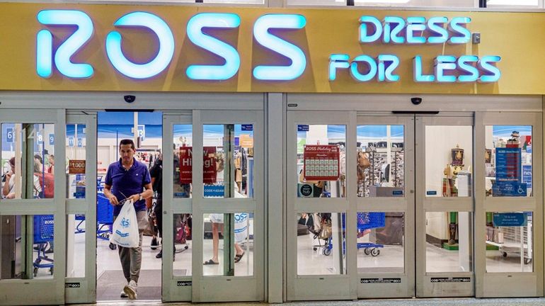 The Ross Dress for Less store entrance in Miami Beach....