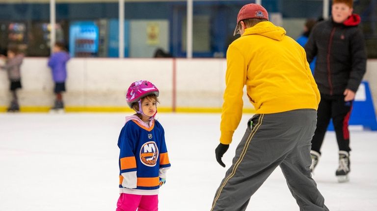 Ava and her dad Jonah Green at the Long Beach...